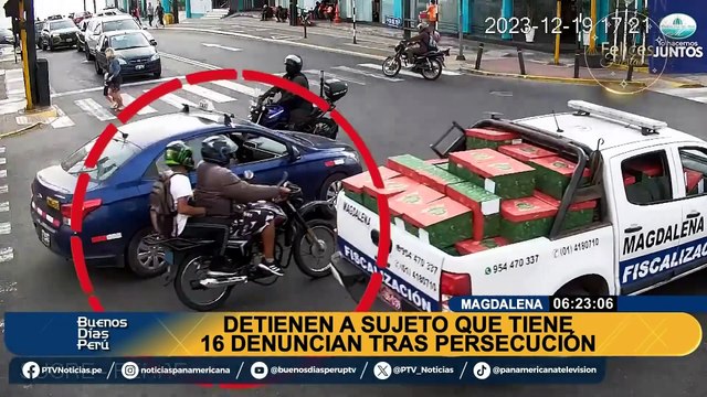 Persecución en Magdalena: detienen a sujeto con 16 denuncias en su contra por varios delitos