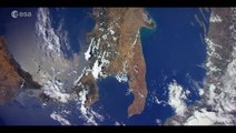 Sicily And Croatia Captured From ISS Using RED Dragon Camera