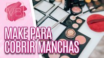Dica RÁPIDA E FÁCIL de maquiagem para COBRIR MANCHAS NO ROSTO - Você Bonita (21/12/2023)