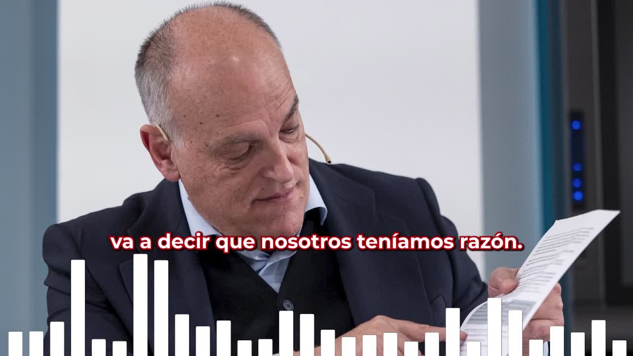 El órdago de Tebas si finalmente se jugara la Superliga