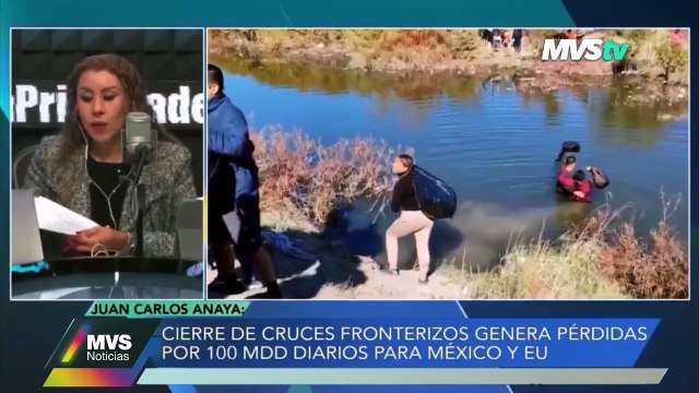 CIERRE DE CRUCES FRONTERIZOS GENERA PÉRDIDAS POR 100 MDD DIARIOS