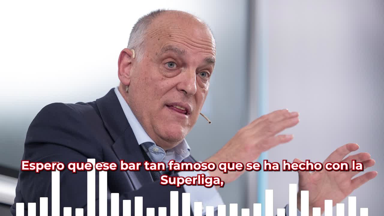 Tebas considera incomprensible que la retransmisión de la Superliga sea gratis