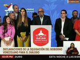 Dip. Jorge Rodríguez: Saab y su esposa se une como miembros plenipotenciarios en mesa del diálogo