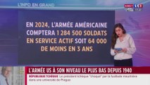 L'Armée Américaine au plus bas depuis 1940 - Nivin Potros sur LCI (21/12/2023)