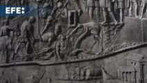 Los secretos de la construcción de la Columna de Trajano, revelados en el Coliseo de Roma