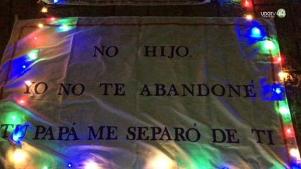 Cuelgan cartas en Casa Jalisco; víctimas de violencia vicaria exigen regresar con sus hijas e hijos