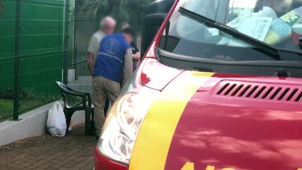 Idoso é socorrido ao sofrer acidente no Floresta