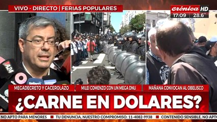 German Martínez: "Tenemos el deber de representar a todos loas argentinos afectados por el DNU"