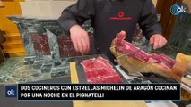 Dos cocineros con estrellas Michelin de Aragón cocinan por una noche en el Pignatelli