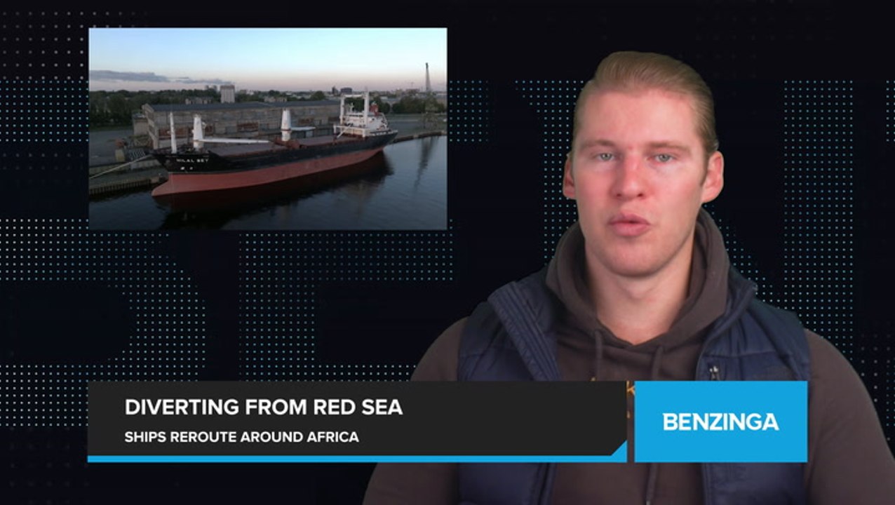 Container Ships Rerouted To Avoid Suez Canal As Houthi Rebel Attacks Disrupt Red Sea Passage