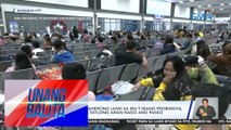 Bilang ng mga pasaherong uuwi sa iba't ibang probinsya, triple na ang dami tatlong araw bago ang pasko | UB