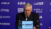 Rueda de prensa de Ancelotti tras ganar al Alavés