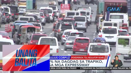 TRB: Nasa 20% na dagdag sa trapiko, inaasahan sa mga expressway | UB