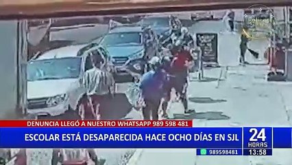 SJL: Escolar de 15 años lleva desaparecida desde hace una semana