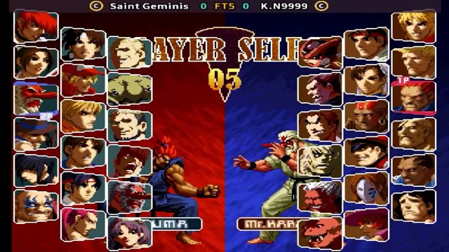 Saint Geminis vs K.N9999 - SNK vs. Capcom - SVC Chaos Super Plus - FT5