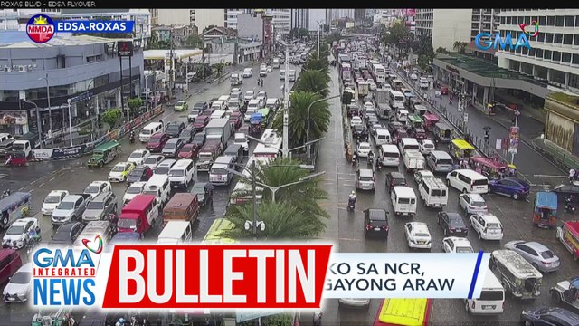 MMDA: Daloy ng trapiko sa NCR, inaasahang bibigat ngayong araw | GMA Integrated News Bulletin