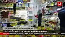 Inflación en México sube en la primera quincena de diciembre: Inegi