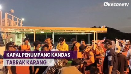 Kapal Penumpang di Mentawai Kandas Akibat Tabrak Karang