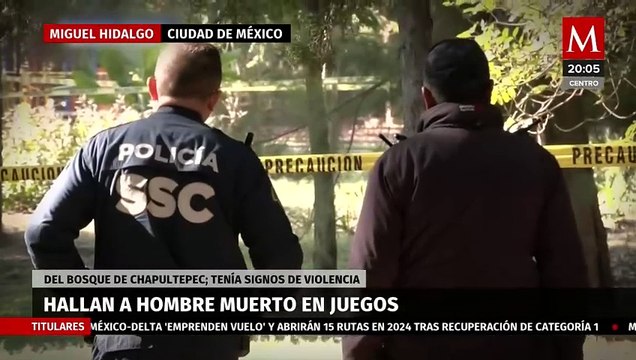 Hallan a hombre sin vida en segunda sección del Bosque de Chapultepec