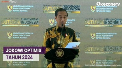 Télécharger la video: Sampaikan Outlook Perekonomian Indonesia, Jokowi: Tahun 2024 Saya Namai Tahun Optimis