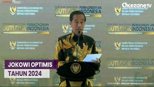Sampaikan Outlook Perekonomian Indonesia, Jokowi: Tahun 2024 Saya Namai Tahun Optimis