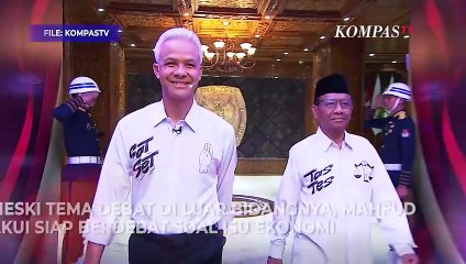 Mahfud MD Akui Siap Berdebat dengan Tema Ekonomi di Debat Cawapres Nanti Malam
