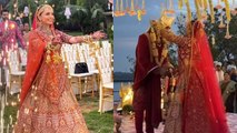 TV Actress Shrenu Parikh Akshay Mhatre Wedding Inside Video, Dulhan Entry से Varmala, Saat Phere..