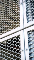 It seems the first time to show you how we weld frame for expanded metal mesh