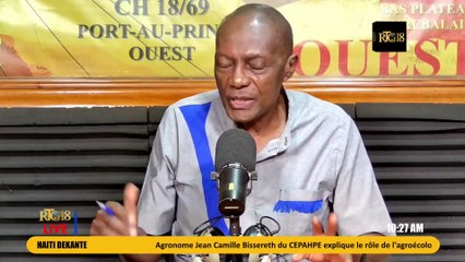 #HAITI|DEKANTE|Agr.Jean Camille Bissereth,Directeur Exécutif du CEPAHPE