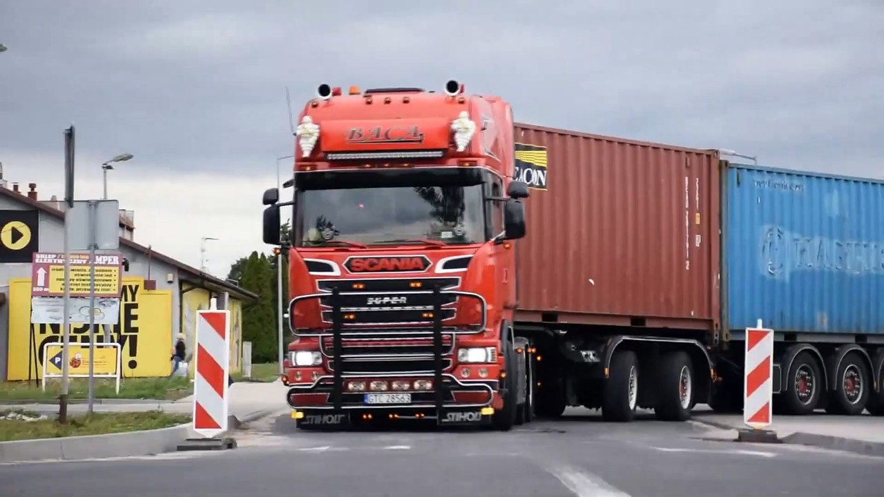 Scania R500 V8 Baca Transport _ Open Pipe Sound - Vidéo Dailymotion