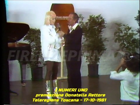 I Numeri Uno. Donatella Rettore. Teleregione Toscana - 1981
