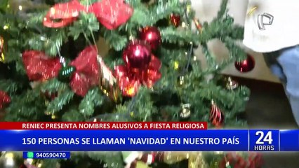 Reniec revela que más de 150 peruanos se llaman "Navidad"