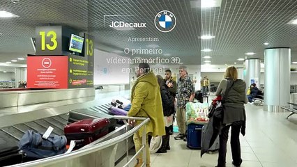 BMW animação anamórfica 3D