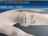 8mm Hand Braided Gold Wedding Band WW-203