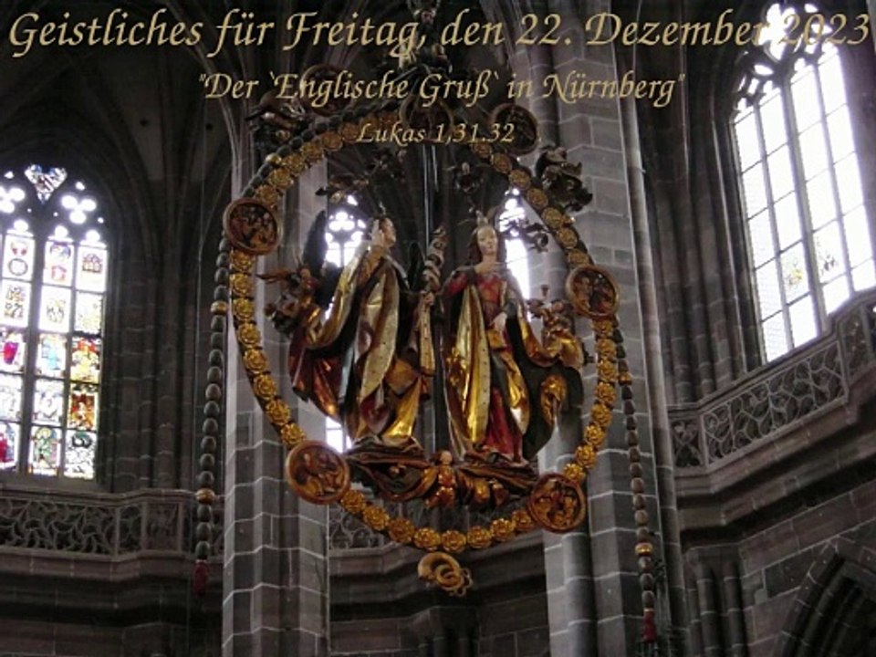 Geistliches für Freitag, den 22. Dezember 2023