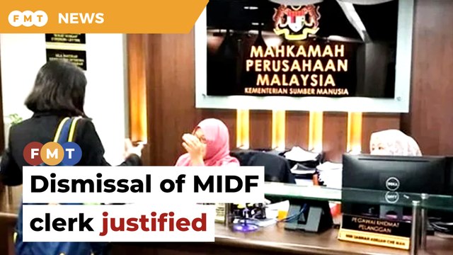 MIDF correct to fire clerk for sexual harassment, court rules