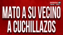 Discutió con su vecino y lo mató a cuchillazos: familiares enfurecidos quisieron lincharlo