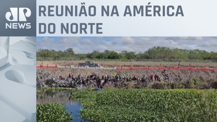 Autoridades dos Estados Unidos e México discutem crise migratória