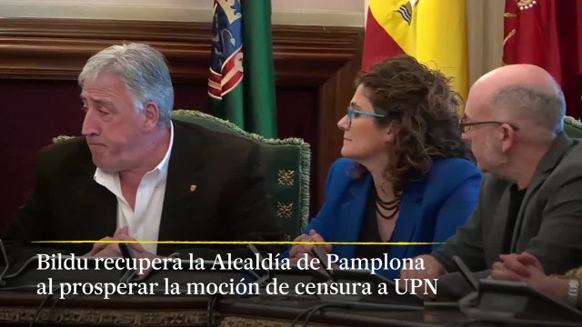 Bildu se hace con la Alcaldía de Pamplona con los votos a favor de los socialistas