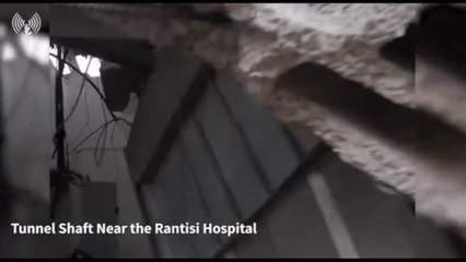 L'esercito israeliano mostra i tunnel di Hamas vicino a un ospedale