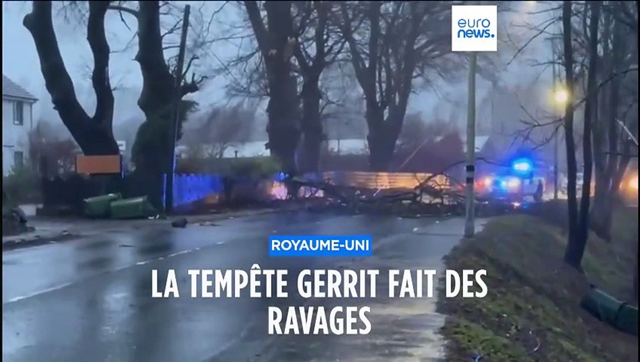 Vents violents, fortes chutes de neige, pluie : la tempête Gerrit s'est abattue sur le Royaume-Uni
