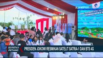 Presiden Jokowi Resmikan Operasi Satelit Bumi Satria 1 dan BTS 4G di Talaud, Sulut