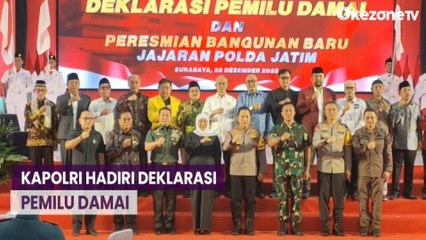 Hadiri Deklarasi Pemilu Damai, Kapolri: Persatuan Kesatuan Kekuatan Bangsa Indonesia