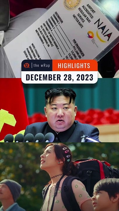 Rappler's highlights: Overcharging taxis, North Korea, MMFF 2023 | The wRap | December 28, 2023