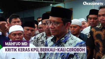 Surat Suara Tiba Lebih Awal di Taiwan, Mahfud MD: KPU Berkali-Kali Ceroboh