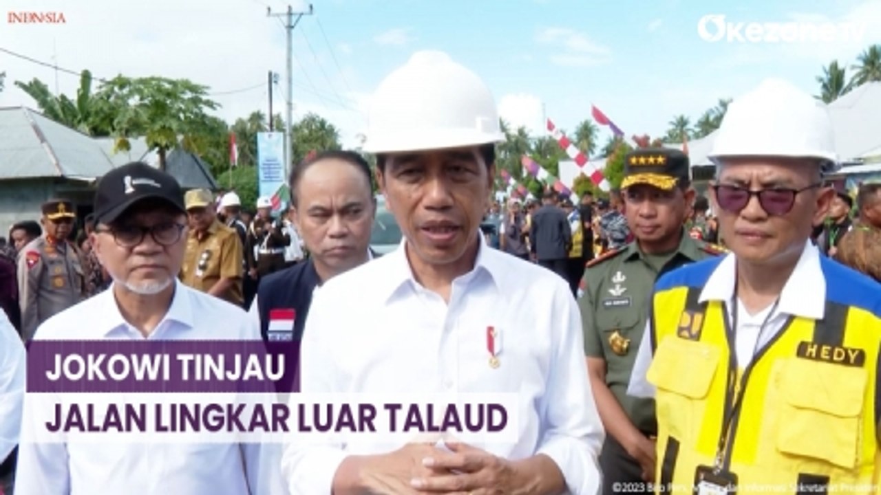 Tinjau Jalan Lingkar Talaud, Jokowi: Jika Jalan Bagus Memperlancar Logistik