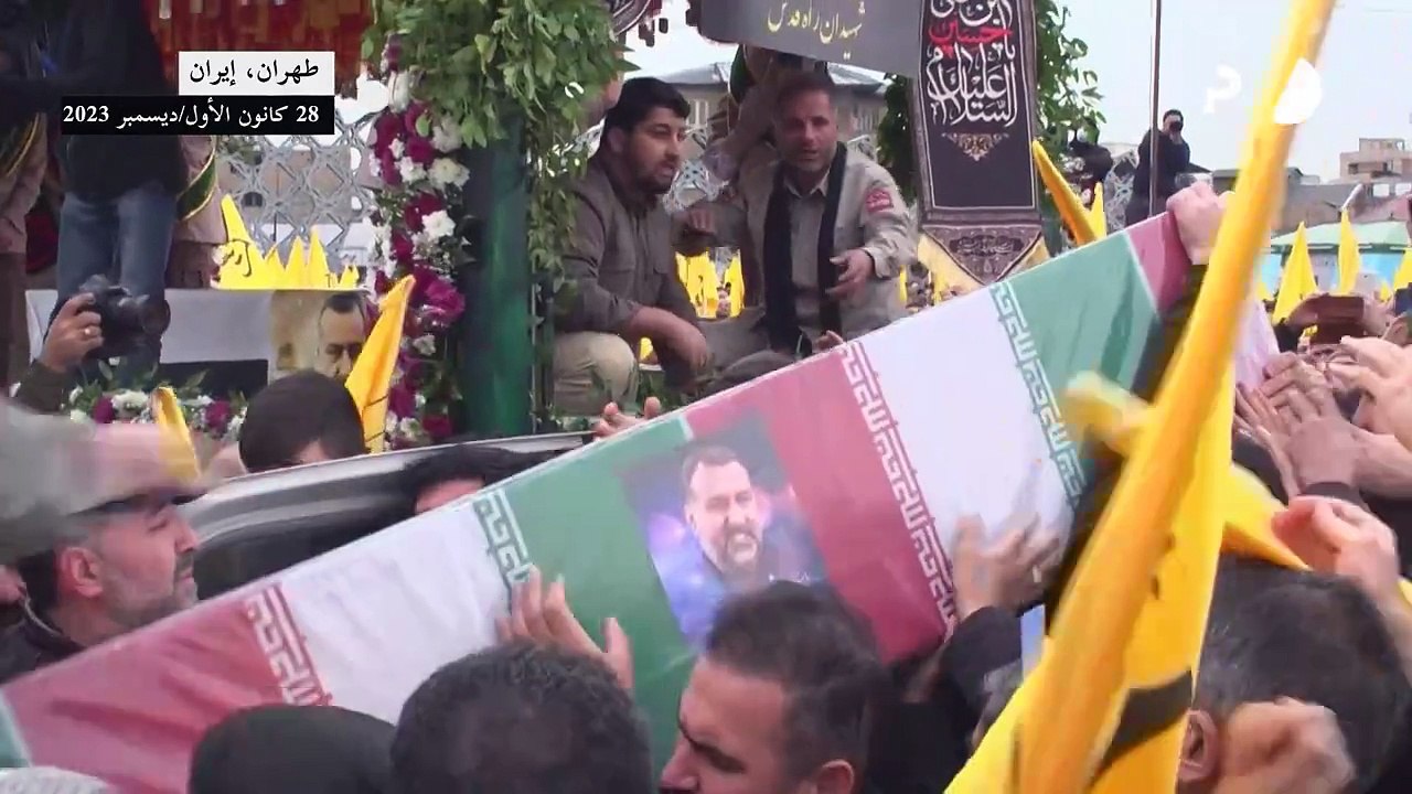 طهران تودّع قياديا في الحرس الثوري قُتل بضربة إ...