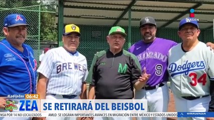 López Obrador dejará de practicar el beisbol tras entregar la banda presidencial