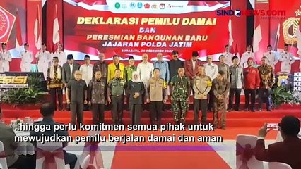 Kapolri Hadiri Deklarasi Pemilu Damai, Ajak Masyarakat Jaga Persatuan Kesatuan Bangsa