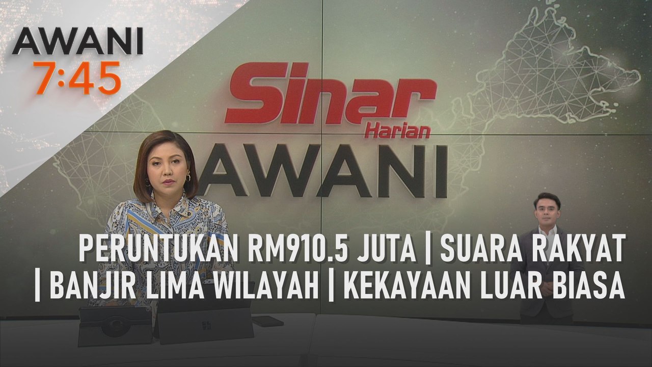 AWANI 7:45 [28/12/2023] – Peruntukan RM910.5 juta | Suara rakyat | Banjir lima wilayah | Kekayaan luar biasa